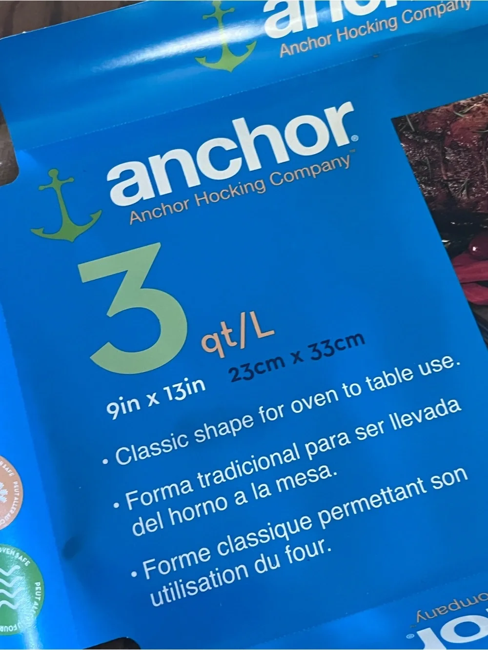 Anchor Hocking Clear Glass Rectangular Baking Dish